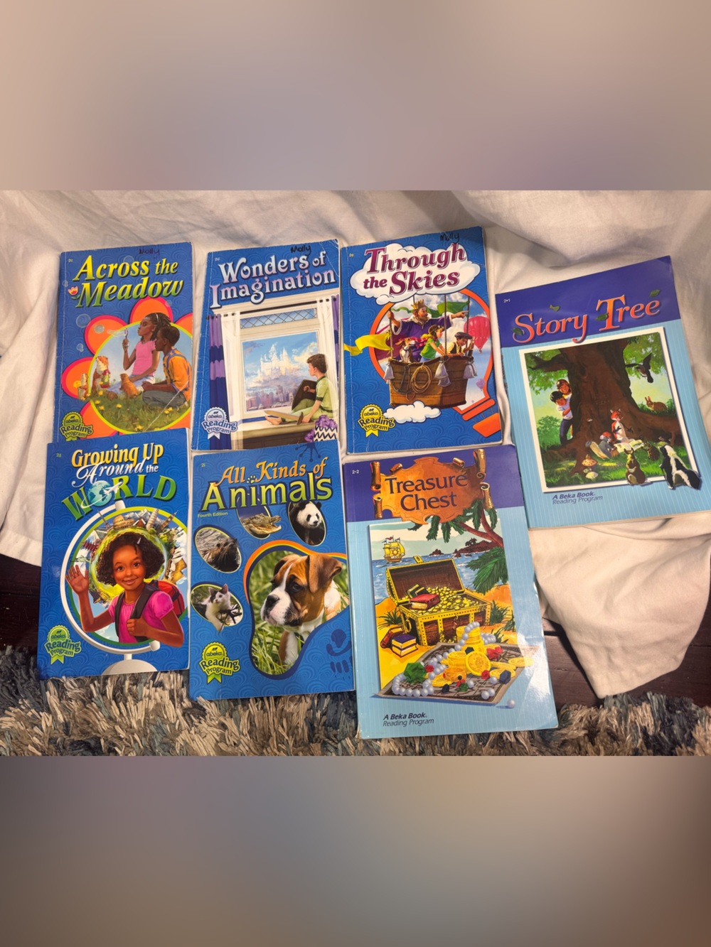 Abeka Books 2nd Second Grade Reading Language Arts Textbooks Lot Bundle Of 7
